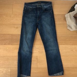 MOTHER Denim blue jeans